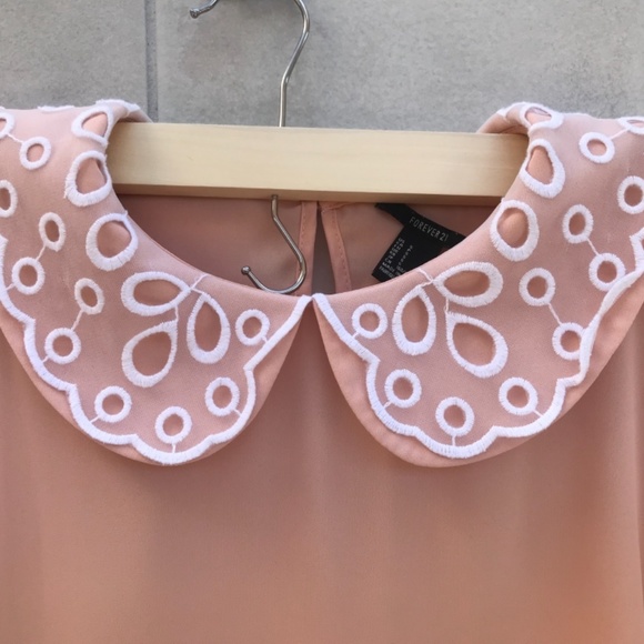 Vintage boho style peachy blouse - Picture 3 of 5